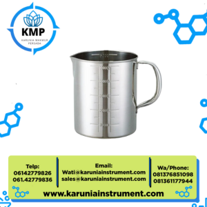 As One Beaker Stainless Steel with Handle 5 Liter