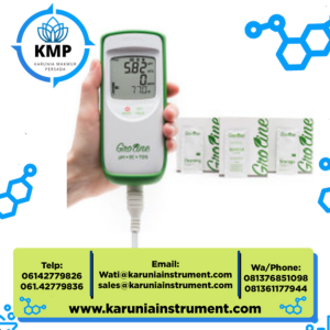 Hanna instruments GroLine Waterproof Portable pH/EC/TDS/Temperature Hydroponics Meter Kit Model: HI9814K