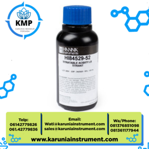 Hanna instruments Low Range 50 Titrant for Titratable Acidity in Dairy Mini Titrator Model : HI84529-52
