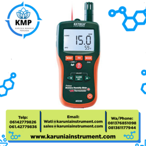 EXTECH MO290: Pinless Moisture Psychrometer + IR