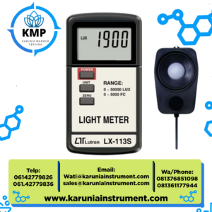 Lutron LX-113S – High-Precision Lux Meter with Auto Range and Dual Display