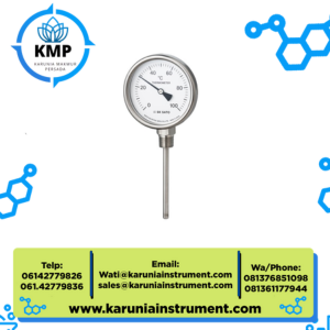 Bimetal Thermometer 100 mm Stem No.2030-42 SK Sato