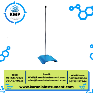 OMM 03.1712.00 Stand rectangular base rod-SS L : 600 mm