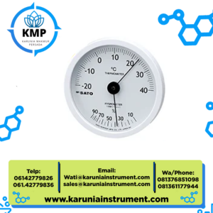 SK Sato Thermohygrometer Whitey −20 to 40°C