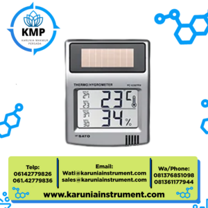 Solar Digital Thermohygrometer PC-5200TRH SK Sato