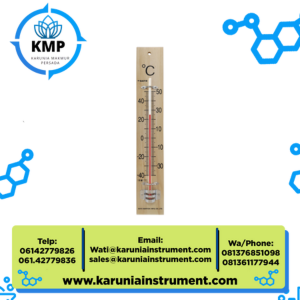 Wooden Base Thermometer −40 to 50°C No.1510-40 SK Sato