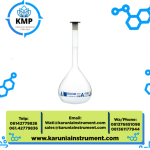 Normax Volumetric Flask Clear Glass with Plastic Stopper 50mL